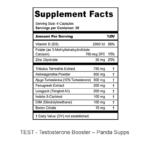 TEST - Testosterone Booster – Panda Supps